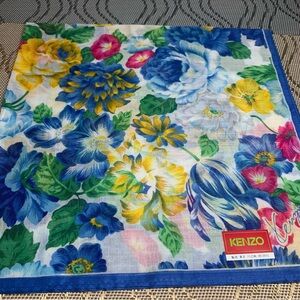 Kenzo Multicolor Floral Handkerchief